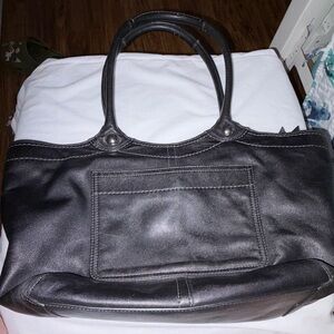Coach Dark Leather Shoulder Bag